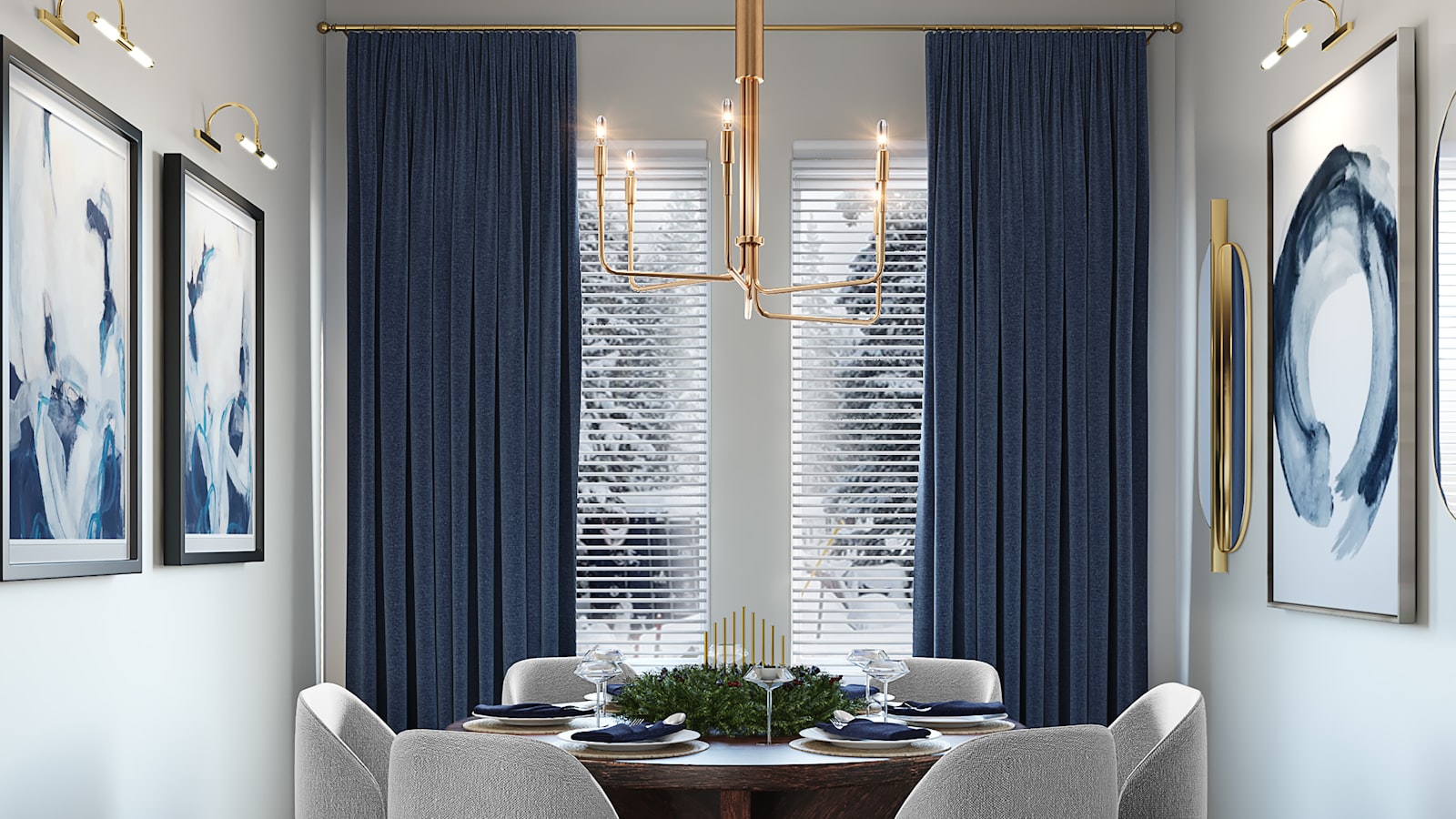 A serene neutral living room layering cream, oatmeal, and warm wood tones with textured cushions and a soft throw.